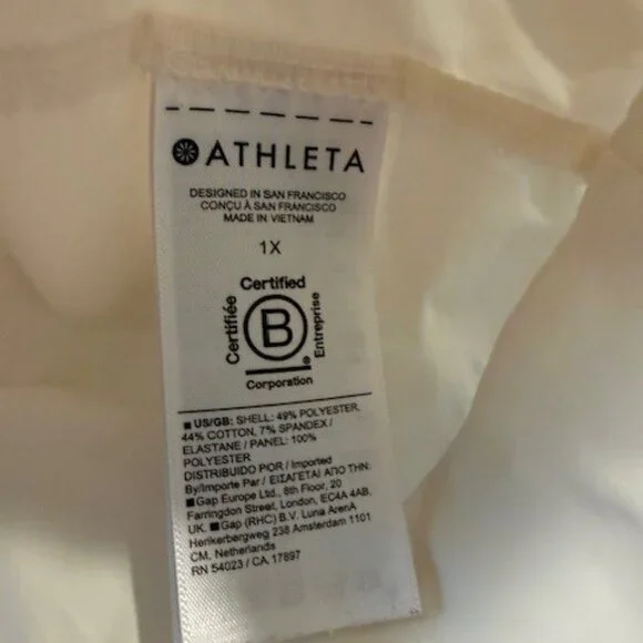 Athleta Cream Tunic 1X with cinch waist - Picture 5 of 5
